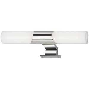 Brilo LED-Spiegelleuchte Klak Chrom, 7W, für Bad und Innenbereich.