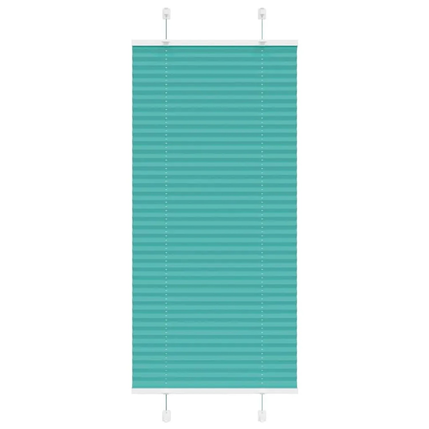 vidaXL Plissee Petrolgrün 55x100 cm Stoffbreite 54,4 cm Polyester 4015372 günstig online kaufen