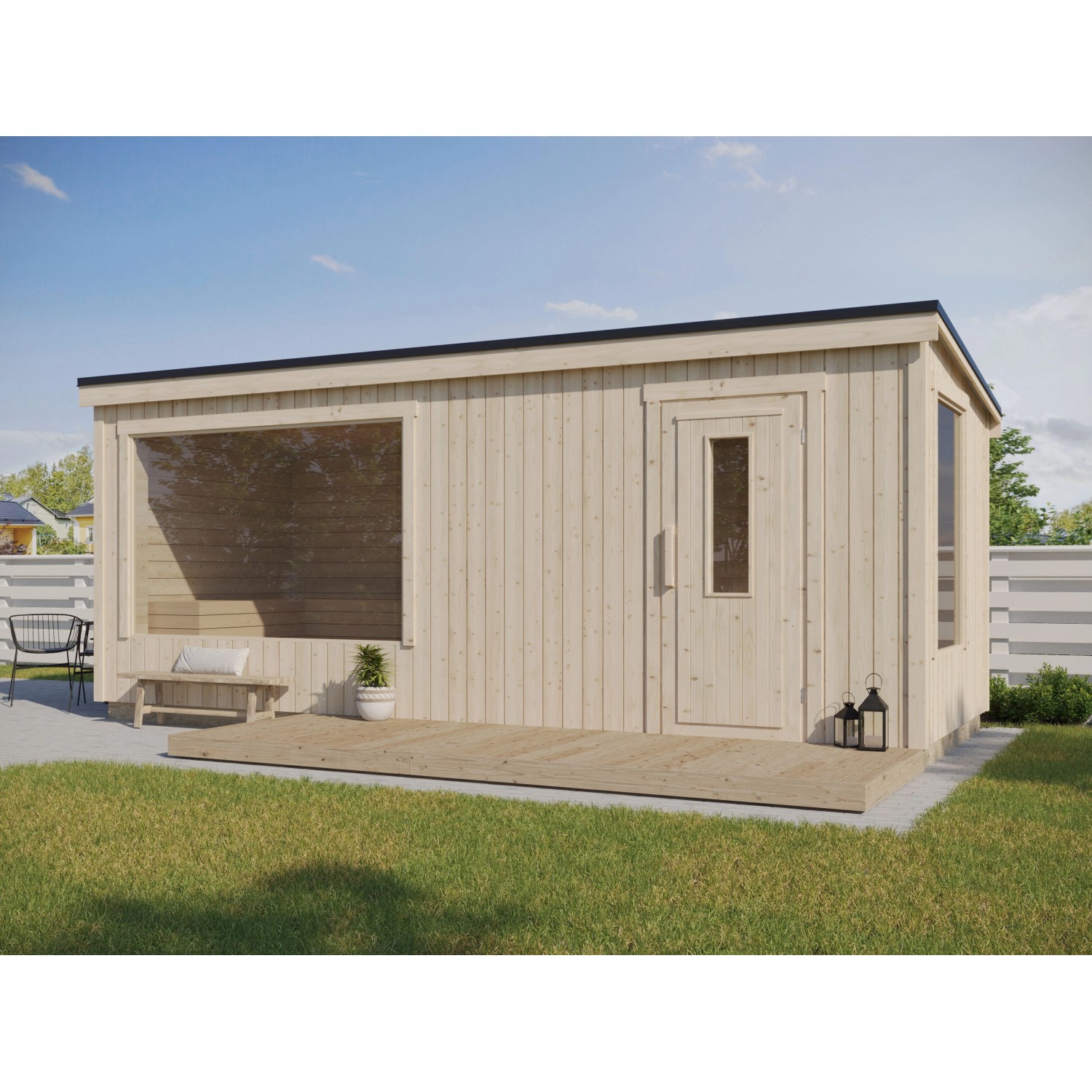 Fjordholz Design Saunahaus Modell Kalle XL günstig online kaufen