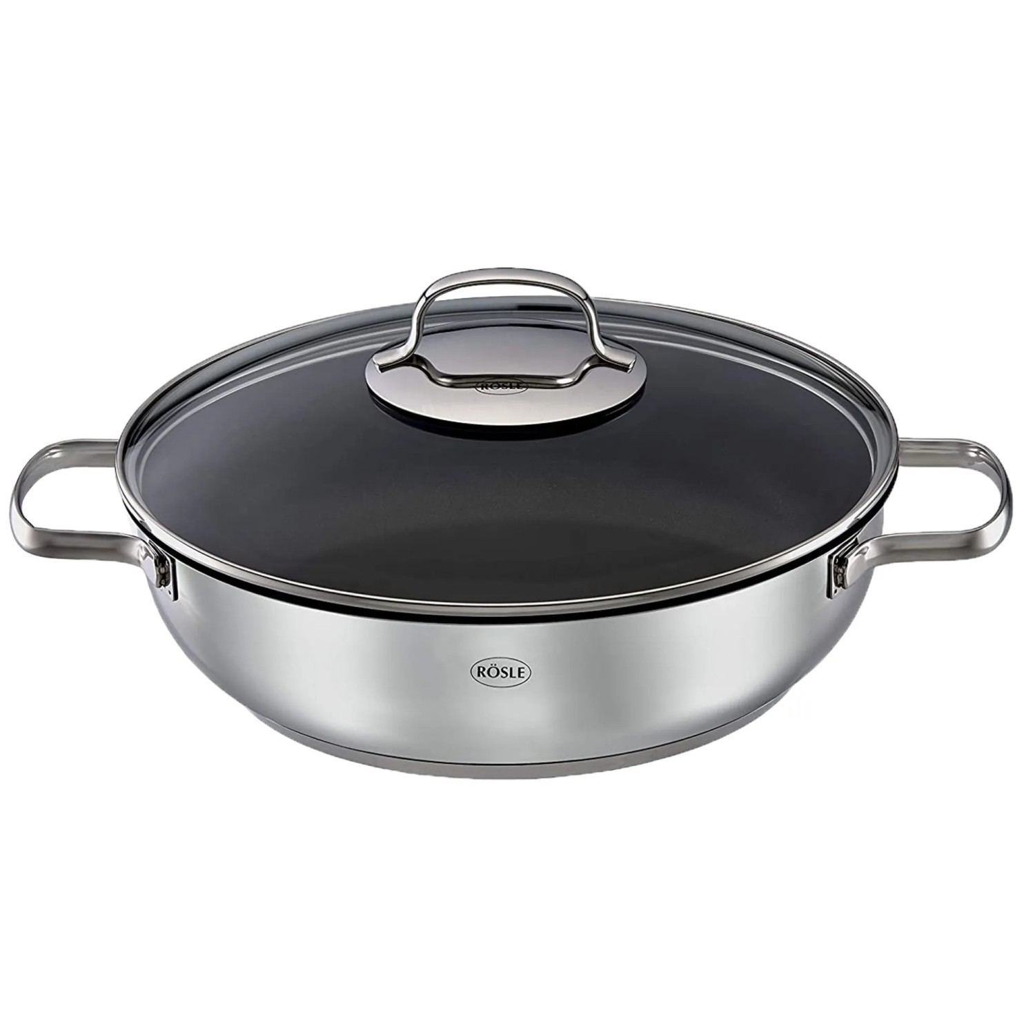 RÖSLE Elegance Servierpfanne Ø28 Cm Bratpfanne Edelstahl ProPlex Induktion 13163