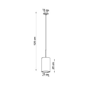 Weißer Sollux Lighting Kronleuchter Otto 15 mit zylindrischem Lampenschirm. Lampe für Wohnzimmer & Schlafzimmer.
