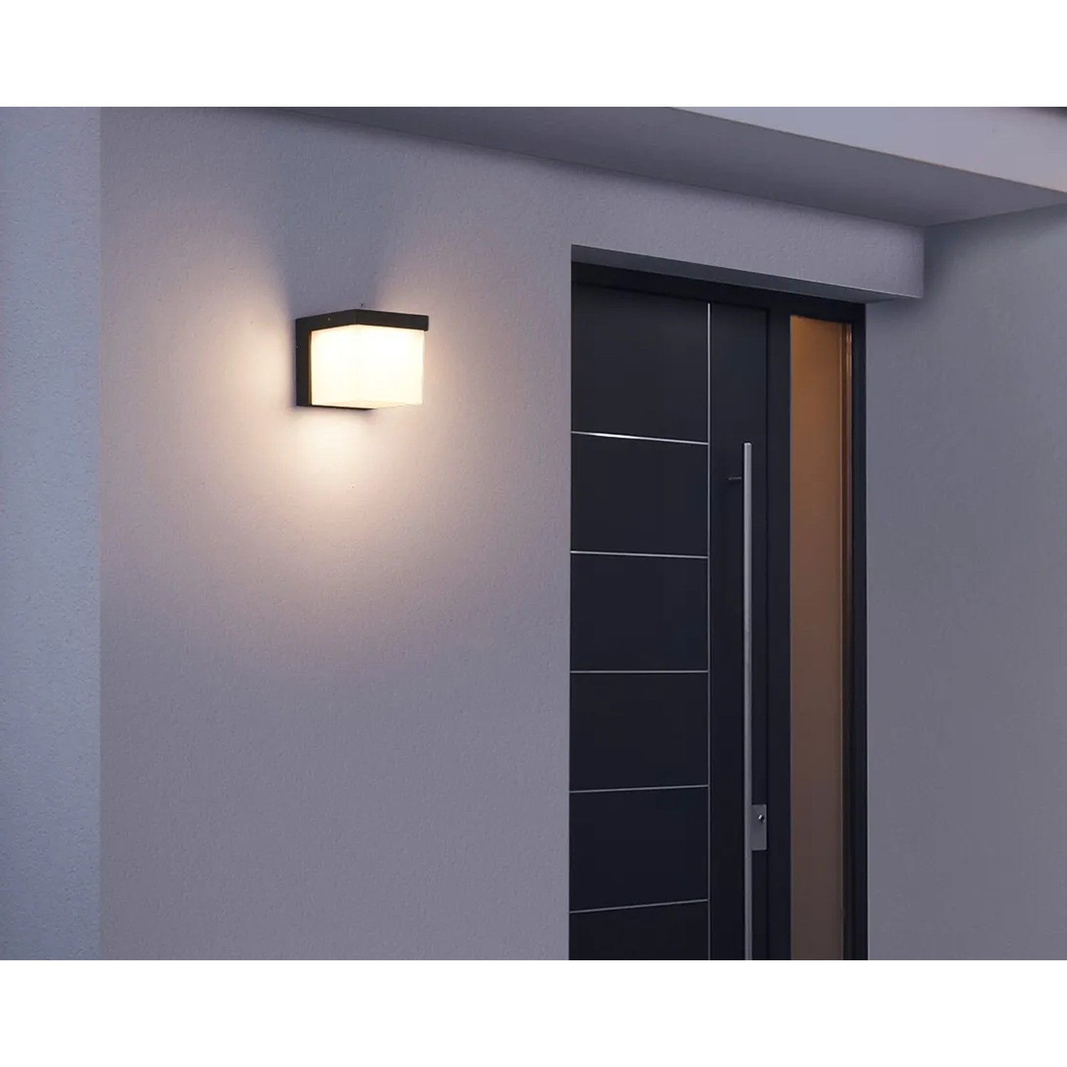LED Wandleuchte in Anthrazit und Weiß 3,5W 330lm IP54