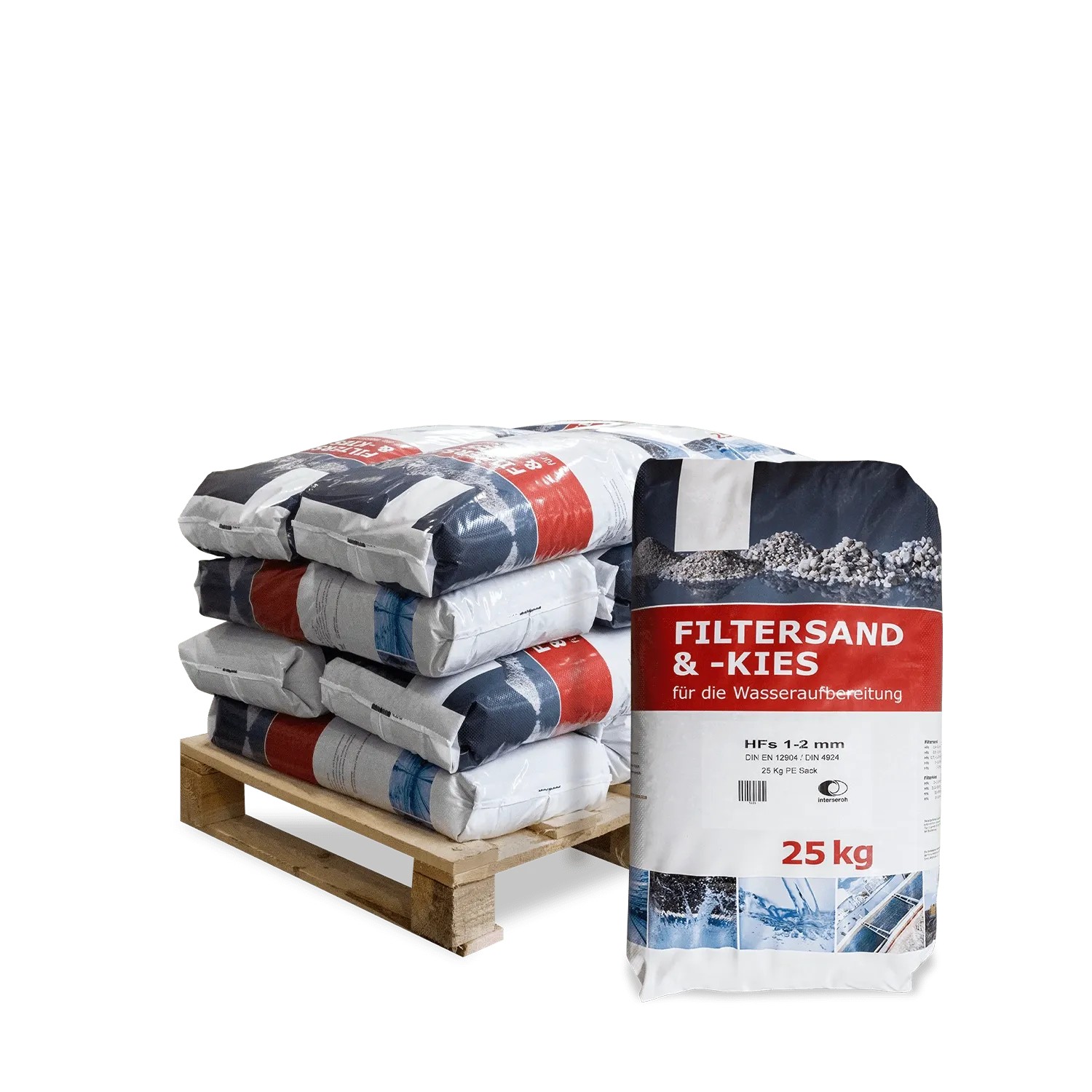 Galamio Poolsand 25kg x 12 Sack 300kg Palette