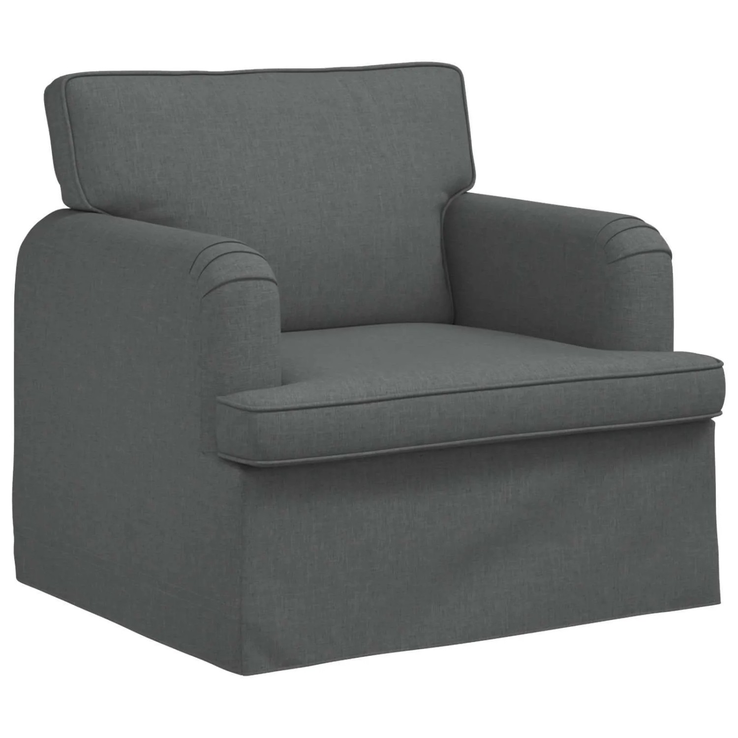 vidaXL Sofa Dunkelgrau 84 x 80 x 85 cm Stoff 42024477