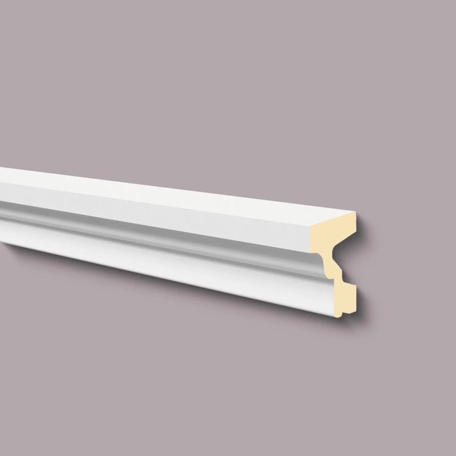 NOEL & MARQUET NMC FA12 DOMOSTYL Fenstersohlbank Fensterumrandung Fassadenprofil 2 m 200 cm x 6 cm x 9 cm Weiß