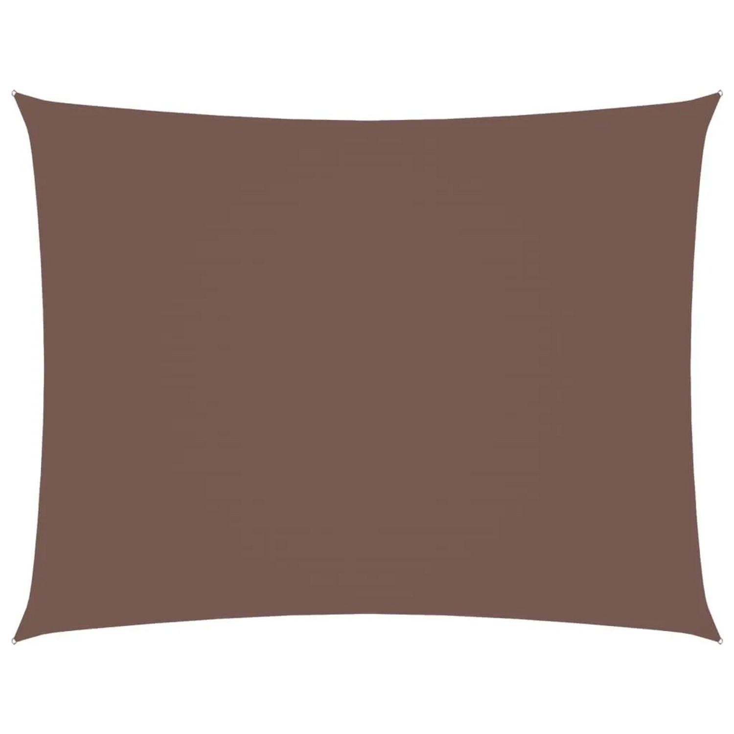 vidaXL Sonnensegel Oxford-Gewebe Rechteckig 3x4,5 m Braun 135816
