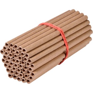 50 Papierhülsen, 4 mm Durchmesser, für Insektenhotels & Nützlingsunterkünfte.