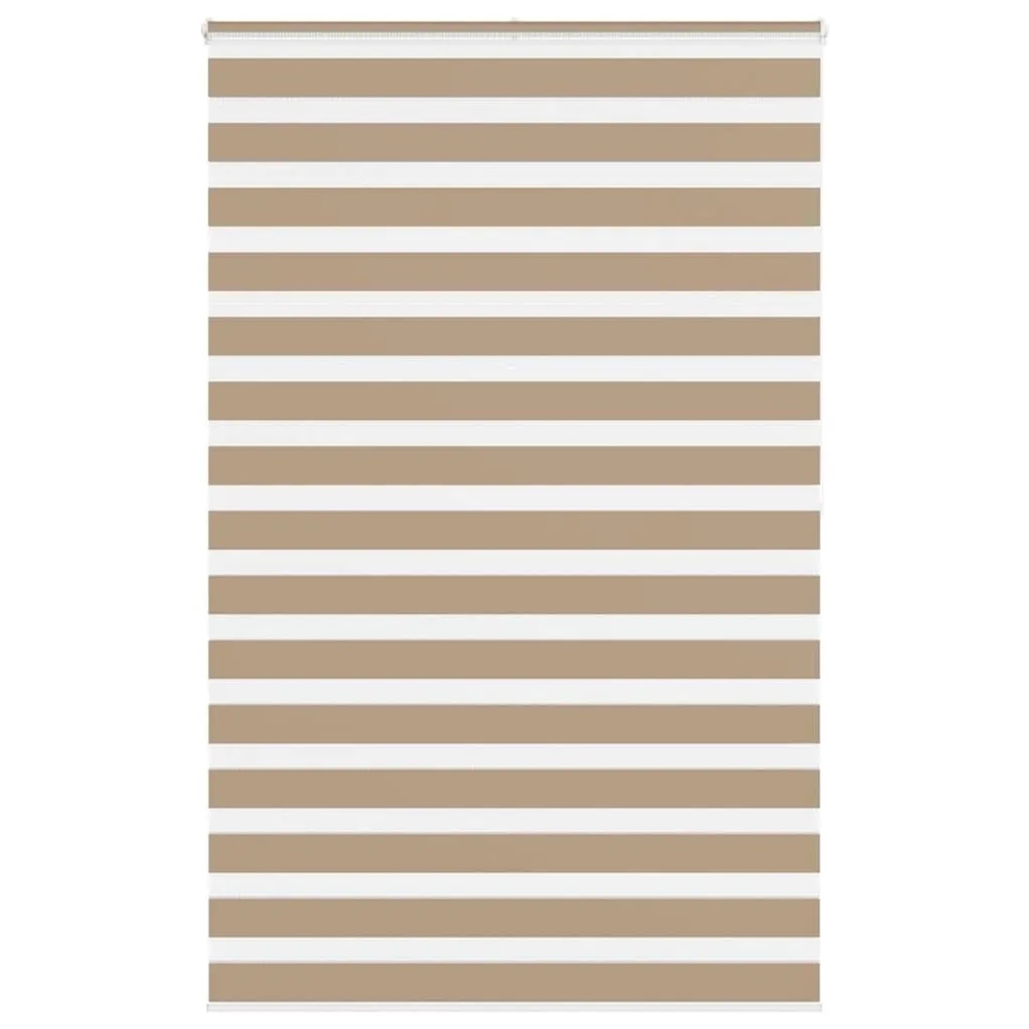 vidaXL Doppelrollo Sandbraun 145x200 cm Stoffbreite 140,9 cm Polyester 4014 günstig online kaufen