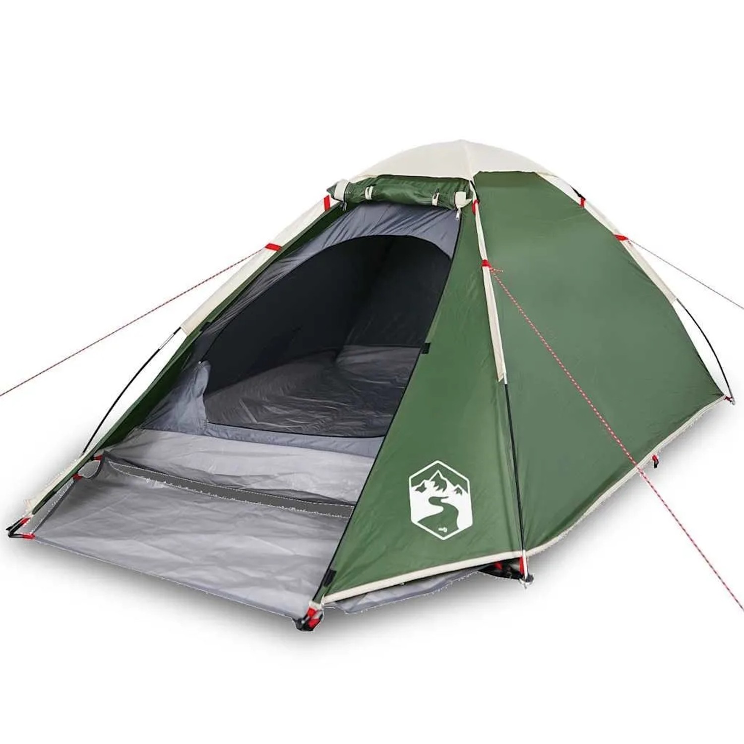 Furnicato Campingzelt Kuppelzelt 310 X 240 X 130 Cm Grün