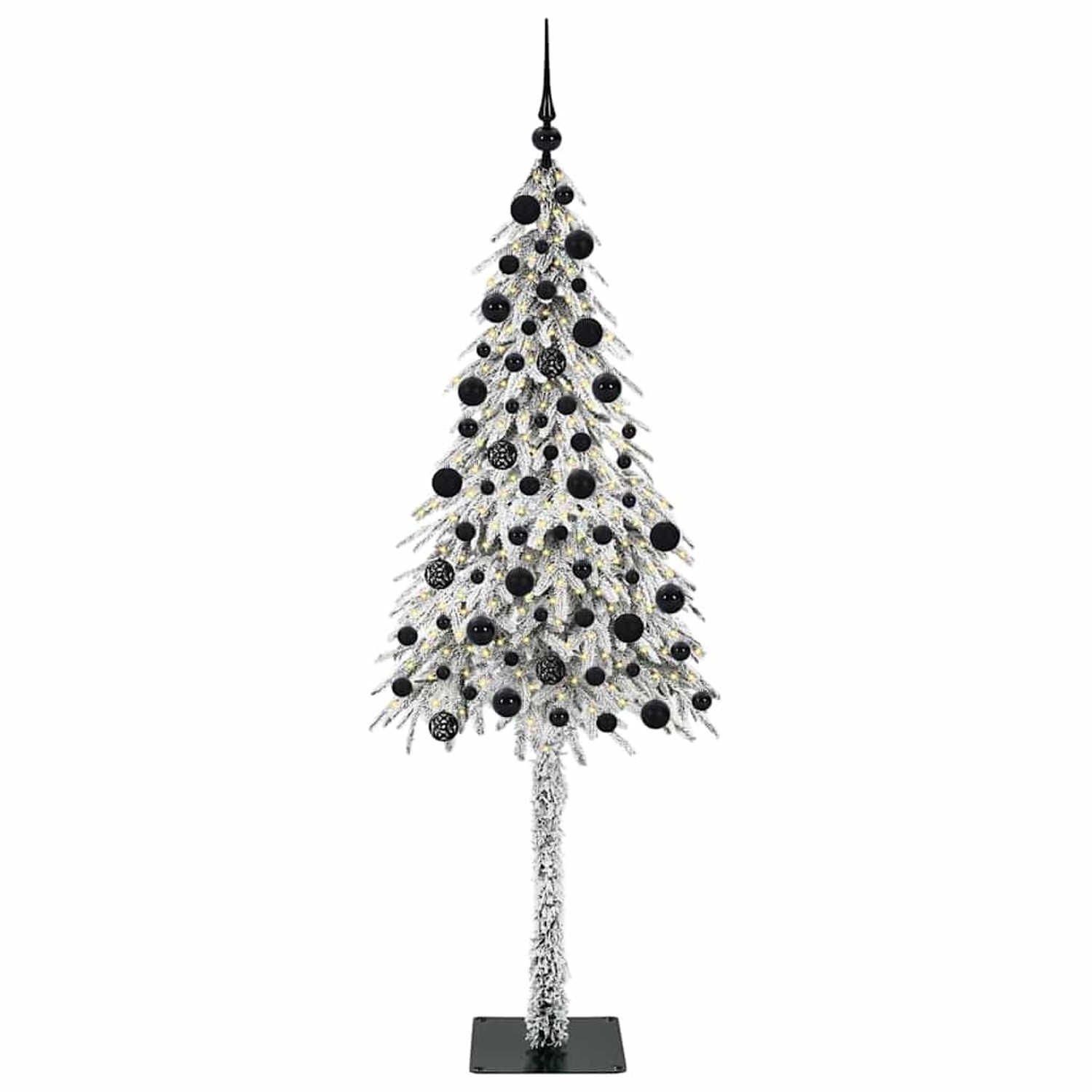 vidaXL Weihnachtsbaum mit 300 LEDs Weiß 210 cm PE und Stahl 3396243