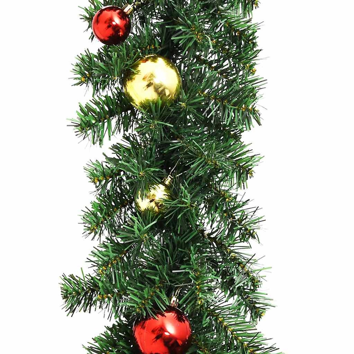 vidaXL Weihnachtsgirlande mit Kugeln und LED-Leuchten 5 m 246406_5