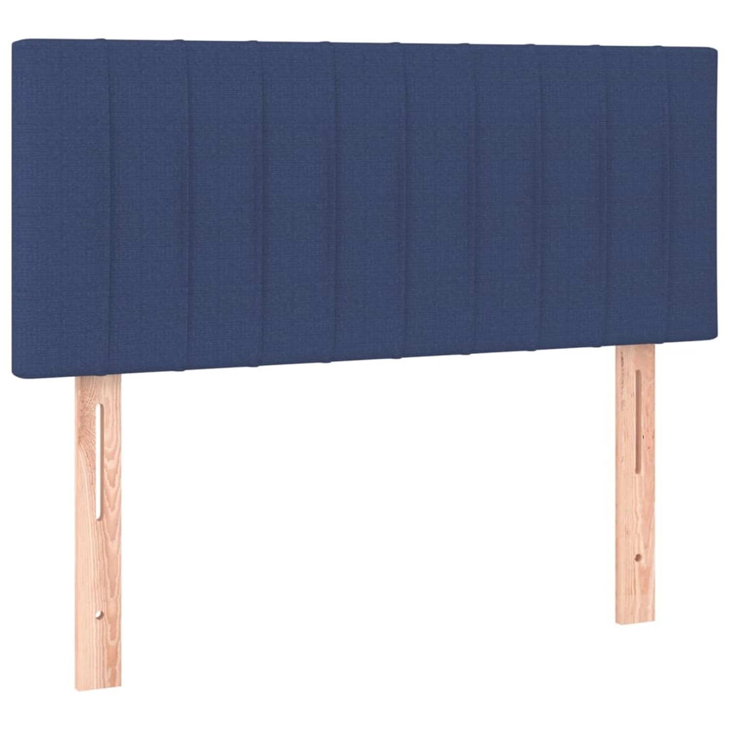 vidaXL LED Kopfteil Blau 90x5x78/88 cm Stoff 3121838