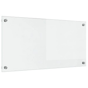 vidaXL Küchenrückwand Transparent 80 x 40 cm Gehärtetes Glas 42018023