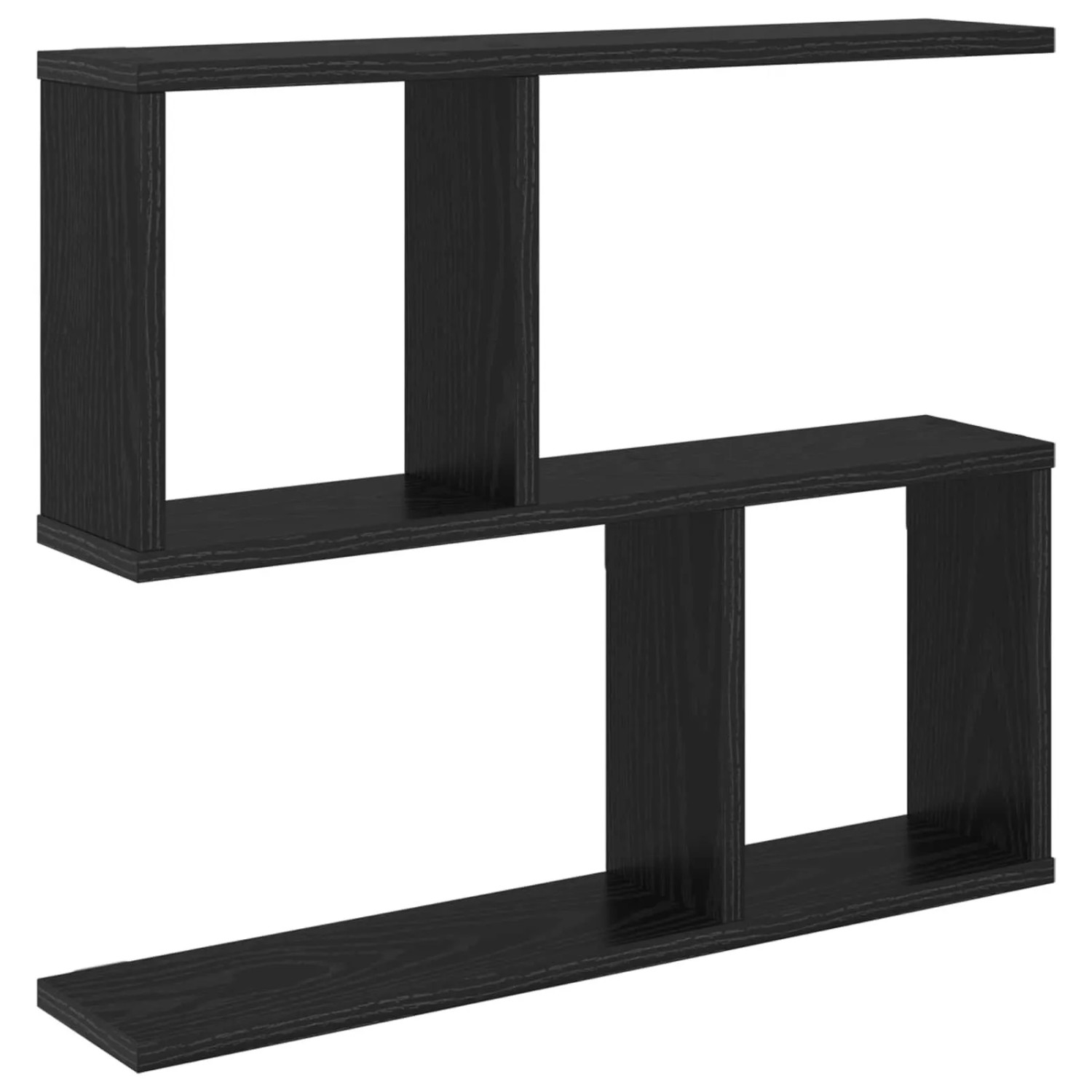 vidaXL Wandregal Schwarze Eiche 60 x 12 x 50,5 cm Holzwerkstoff 8012253