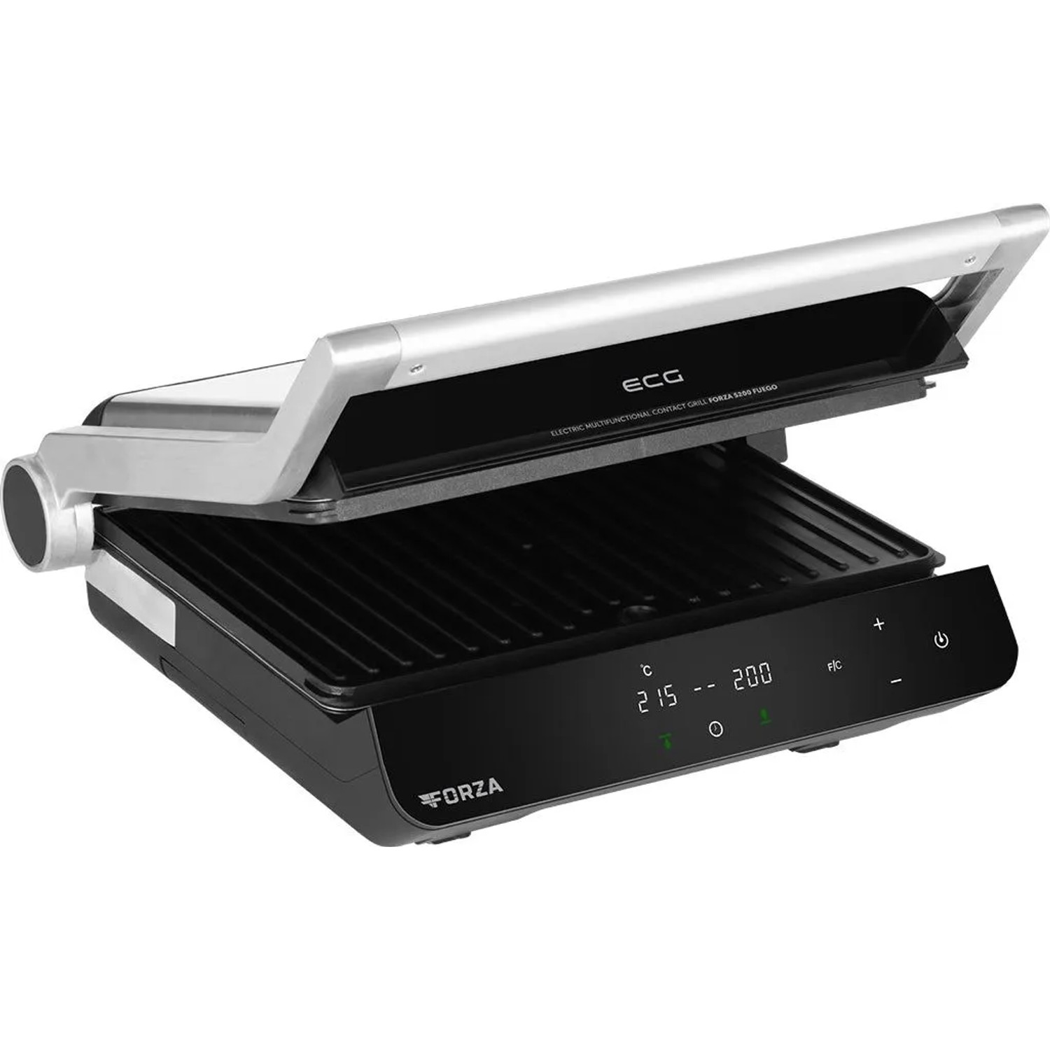 ECG Elektrogrill FORZA 5200 Fuego Antihaftbeschichtung 2000 W