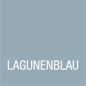 Farbfeld der Bondex Dauerschutz-Farbe in Lagunenblau, seidenglänzend.