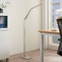 Lucande LED Stehlampe Nicano 9621660 Dimmbar Modern in Alu aus Aluminium 1-flammig Arbeitszimmerleuchte_2