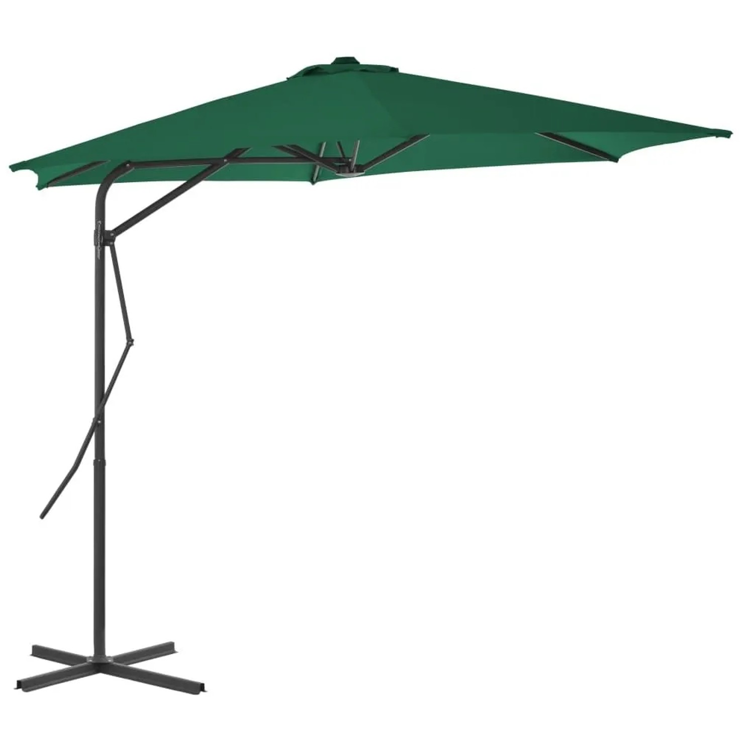 Furnicato Sonnenschirm 300 X 230 Cm Grün Mit 360 Grad Drehfunktion