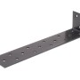Alberts Duravis Flachstahl-Betonanker, Schwarzdiamant, zur Verankerung von Holzbauteilen in Beton.