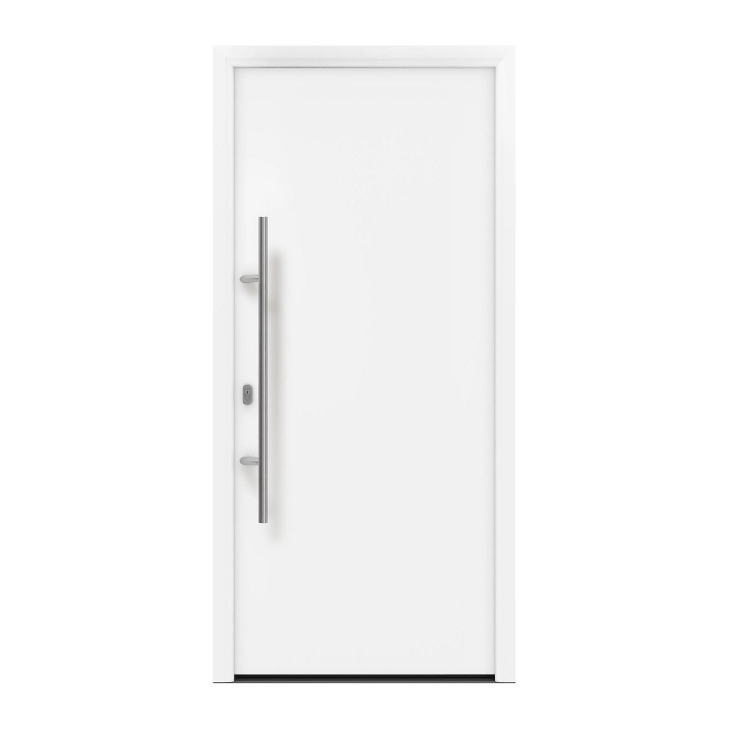 EcoStar Haustür Isopro IP 010 Verkehrsweiß 110 cm x 210 cm DIN L günstig online kaufen