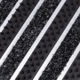 Floordirekt Fußmatte Spectral Aluminium Türmatte Textilfaser Rips/Bürste 68 x 98 cm_4