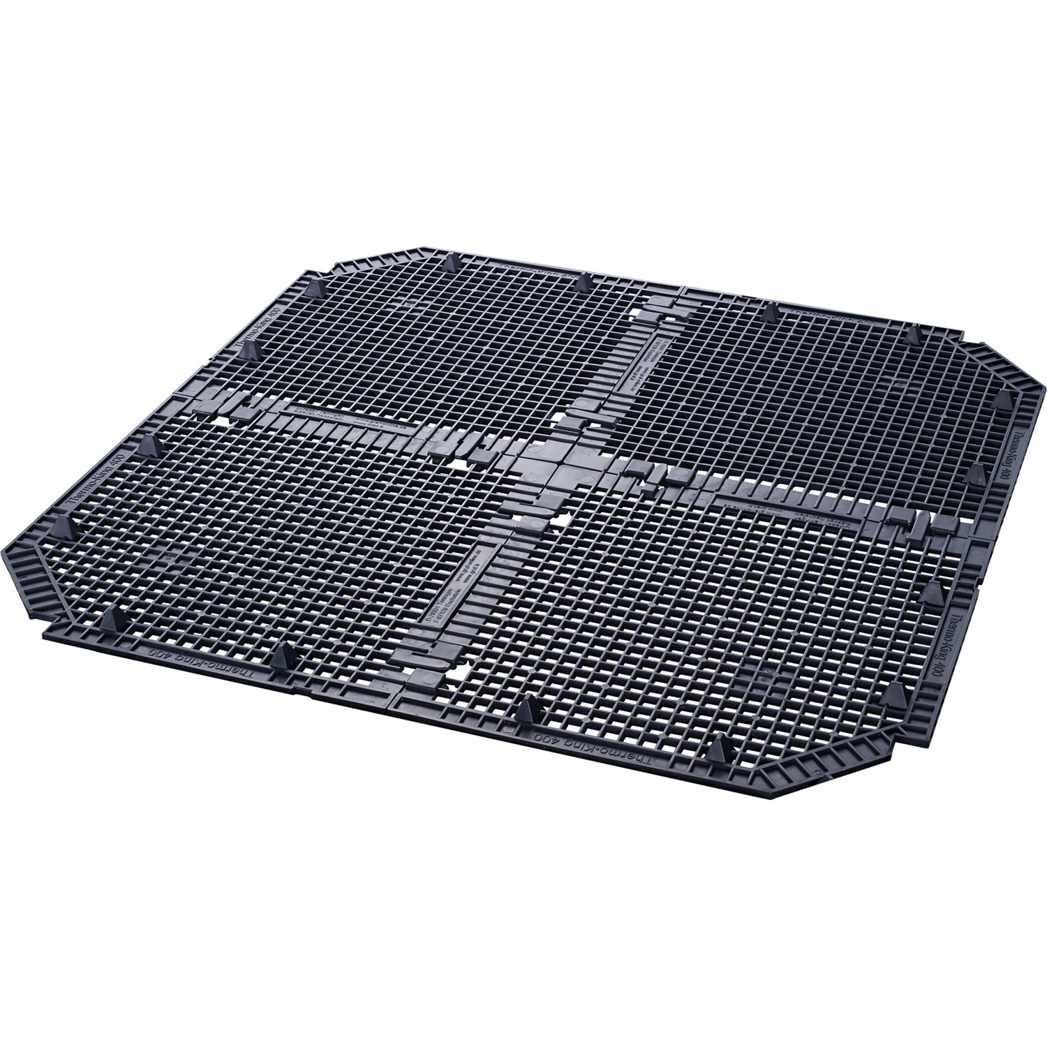 Garantie Bodengitter f. Thermo/ Eco-King 400, Schwarz