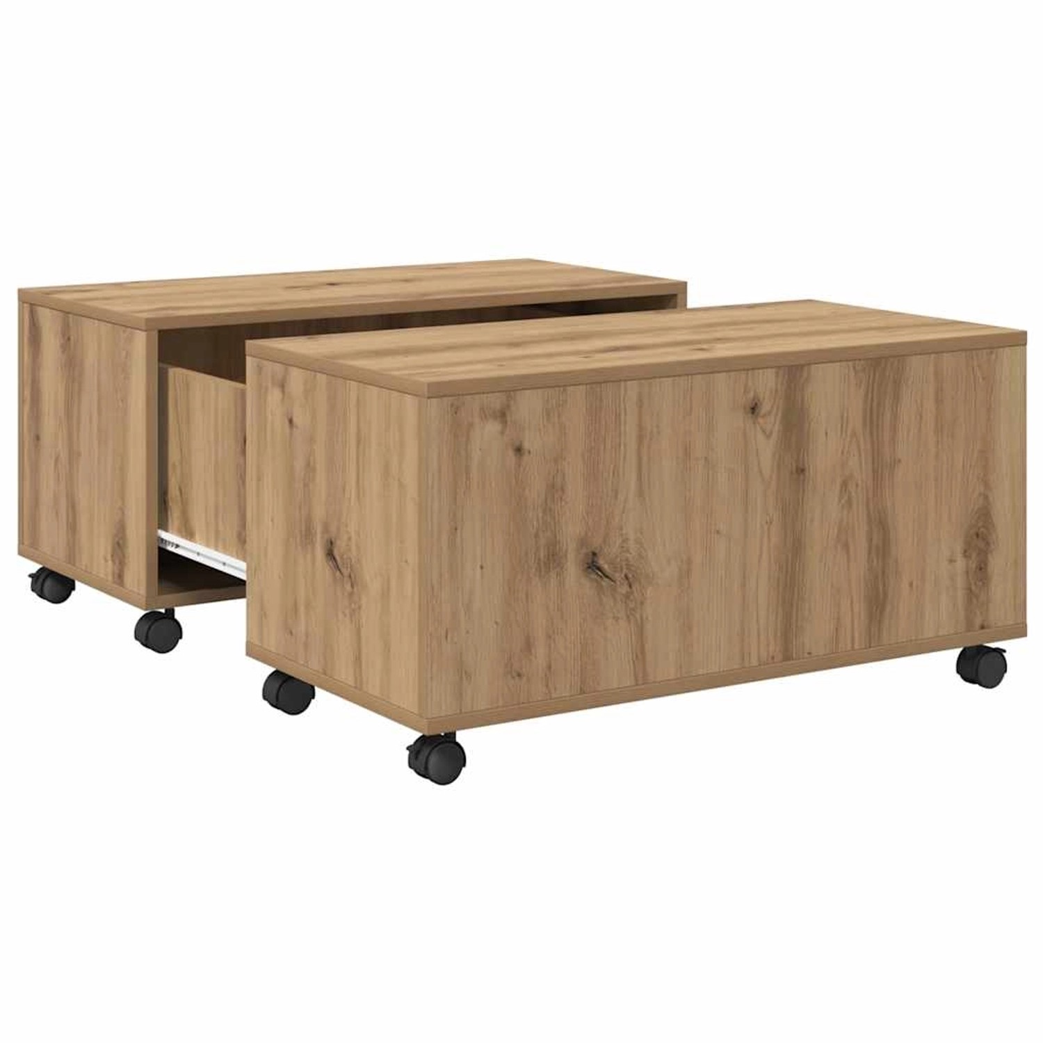 vidaXL Couchtisch Artisan-Eiche 75 x 75 x 38 cm Holzwerkstoff 875481 günstig online kaufen