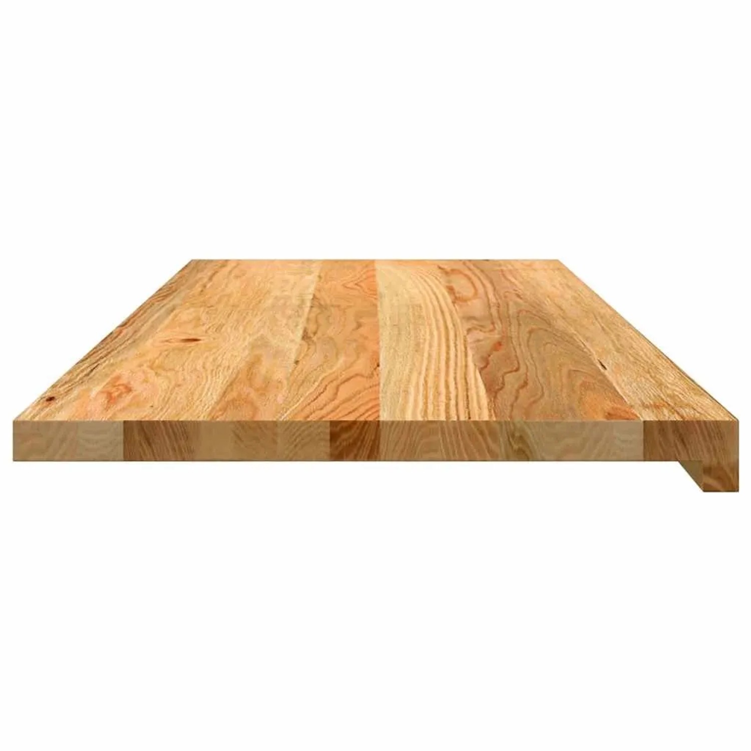 vidaXL Fensterbänke 2 Stk Hellbraun 100x40x2 cm Massivholz Eiche 4009160_5