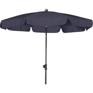 Doppler Balkonschirm Sunline, Ø 150 cm, anthrazit, mit Knickfunktion für optimalen Sonnenschutz.