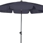 Doppler Balkonschirm Sunline, Ø 150 cm, anthrazit, mit Knickfunktion für optimalen Sonnenschutz.