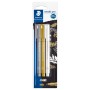 Staedtler Metallic Marker Set mit 3 Stiften in Silber, Gold und Weiß für Kreativprojekte.