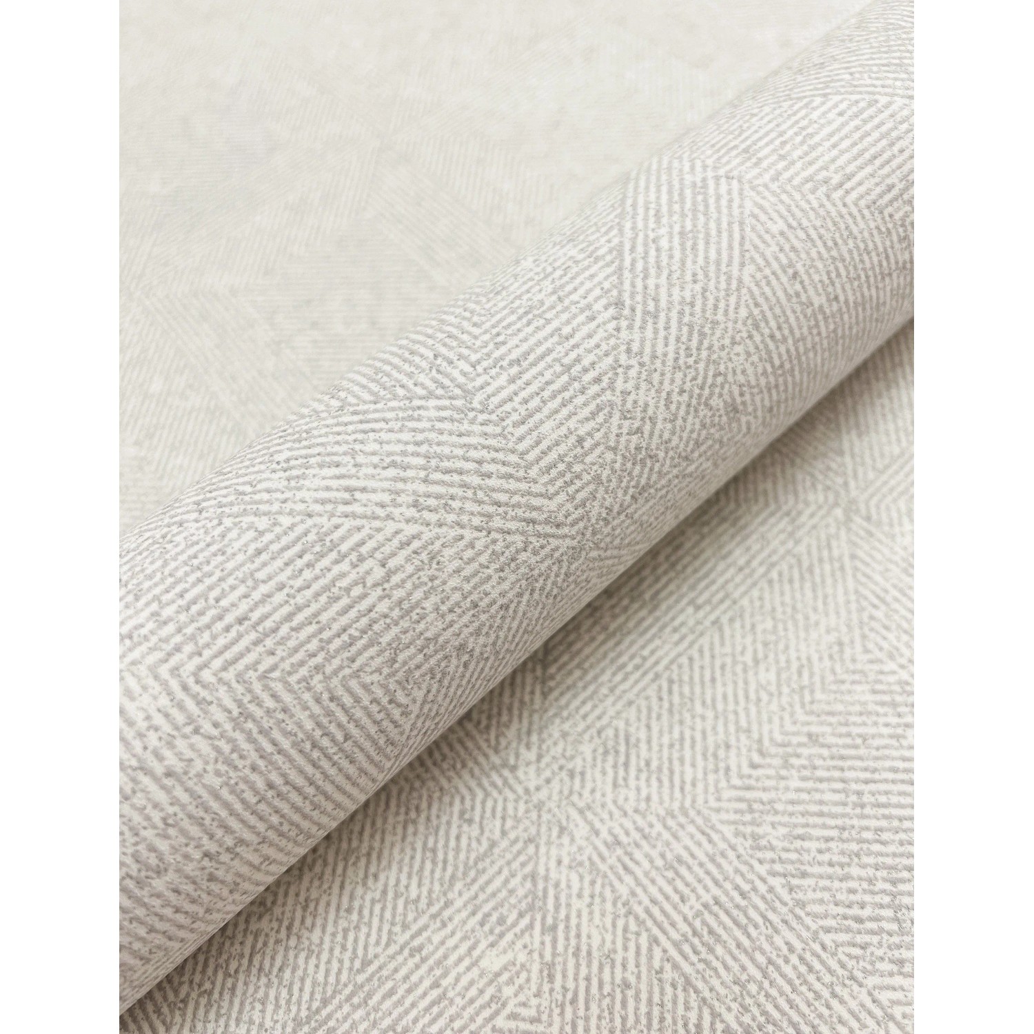 Newroom Vliestapete Hiram Light Grey Rauten Modern günstig online kaufen