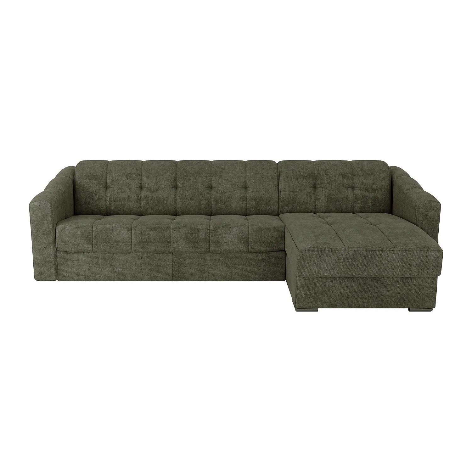 Vente-unique Schlafsofa Darielo Khaki 295 cm
