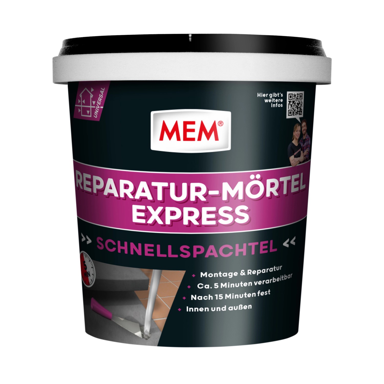 MEM Reparatur-Mörtel Express 1 kg