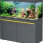 Eheim Aquarium-Kombination Incpiria 430 Graphit mit Unterschrank und LED-Beleuchtung, 430 Liter.