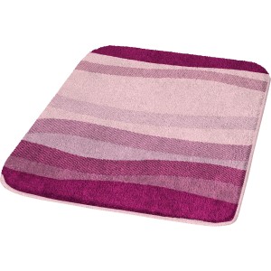Kleine Wolke Badteppich Miami, 60x90 cm, Beere mit sanften Farbabstufungen.