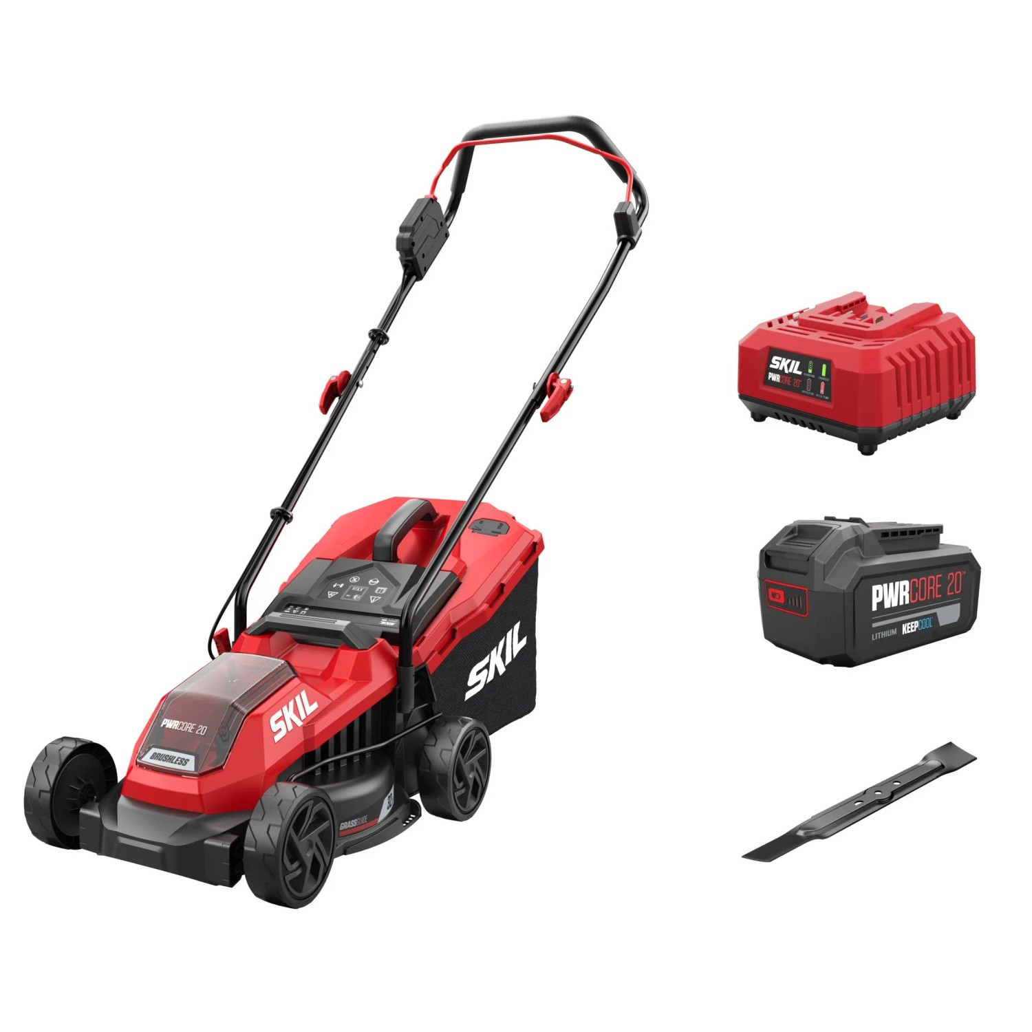 Skil Akku-Rasenmäher 0125AA Bürstenlos 32 cm inkl. Akku und Ladegerät