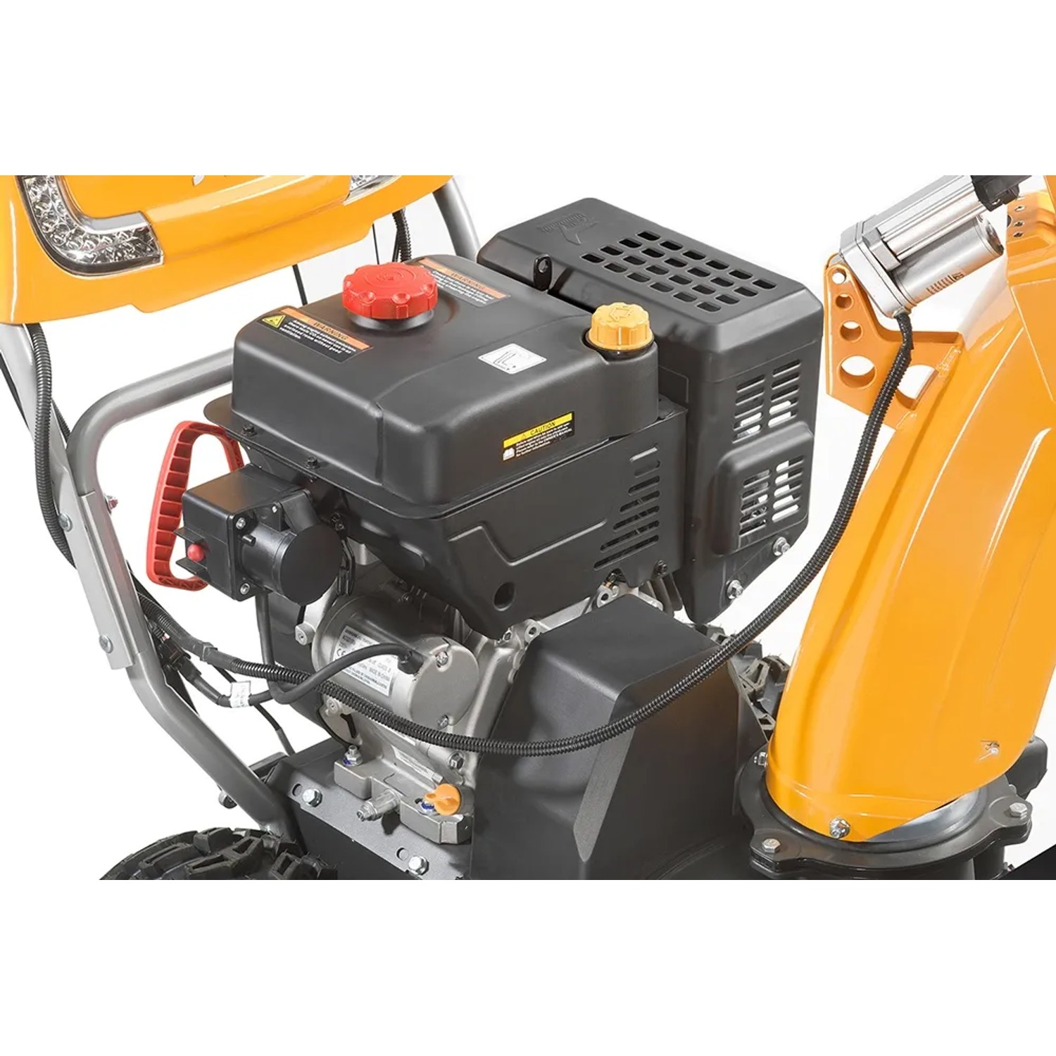 Detailaufnahme des Motors der Stiga Benzin-Schneefräse ST 7276 PH.