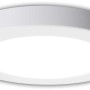 Weiße, runde LED-Deckenleuchte (17 cm) von Näve, geeignet für verschiedene Lichtfarben.