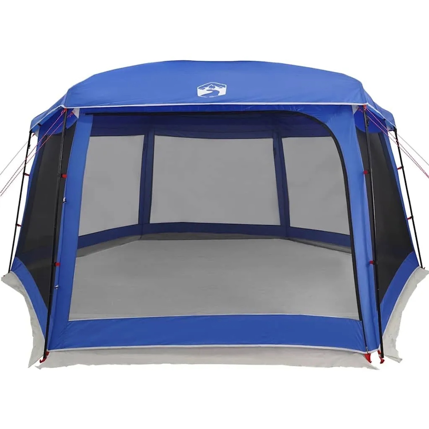 vidaXL Poolzelt mit Abnehmbarem Überzelt Netzwänden Azurblau 670x590cm 4100631_6