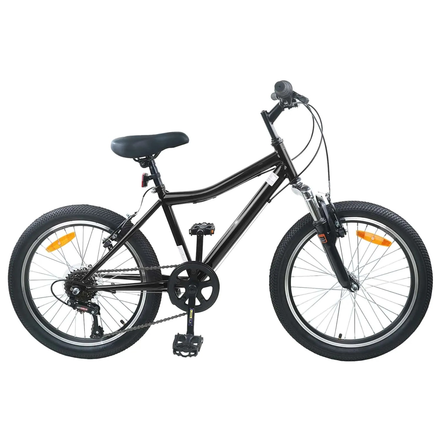 vidaXL Kinderfahrrad 20 Zoll 6-Speed für 6-11 Jahre Alt Schwarz 42009564
