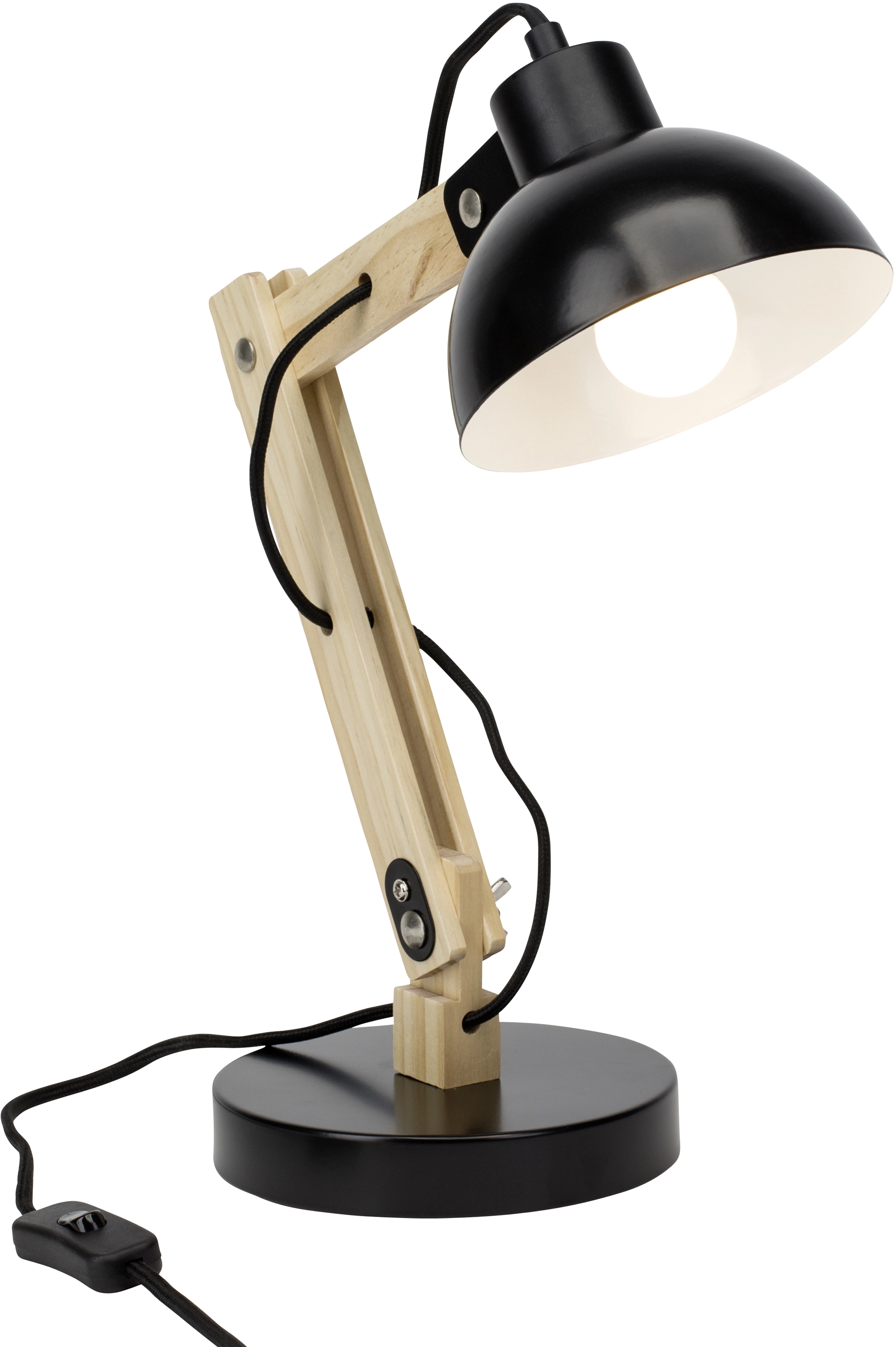 Brilliant Tischlampe Moda E27 Schwarz 41,5 cm kaufen bei OBI | Tischlampen