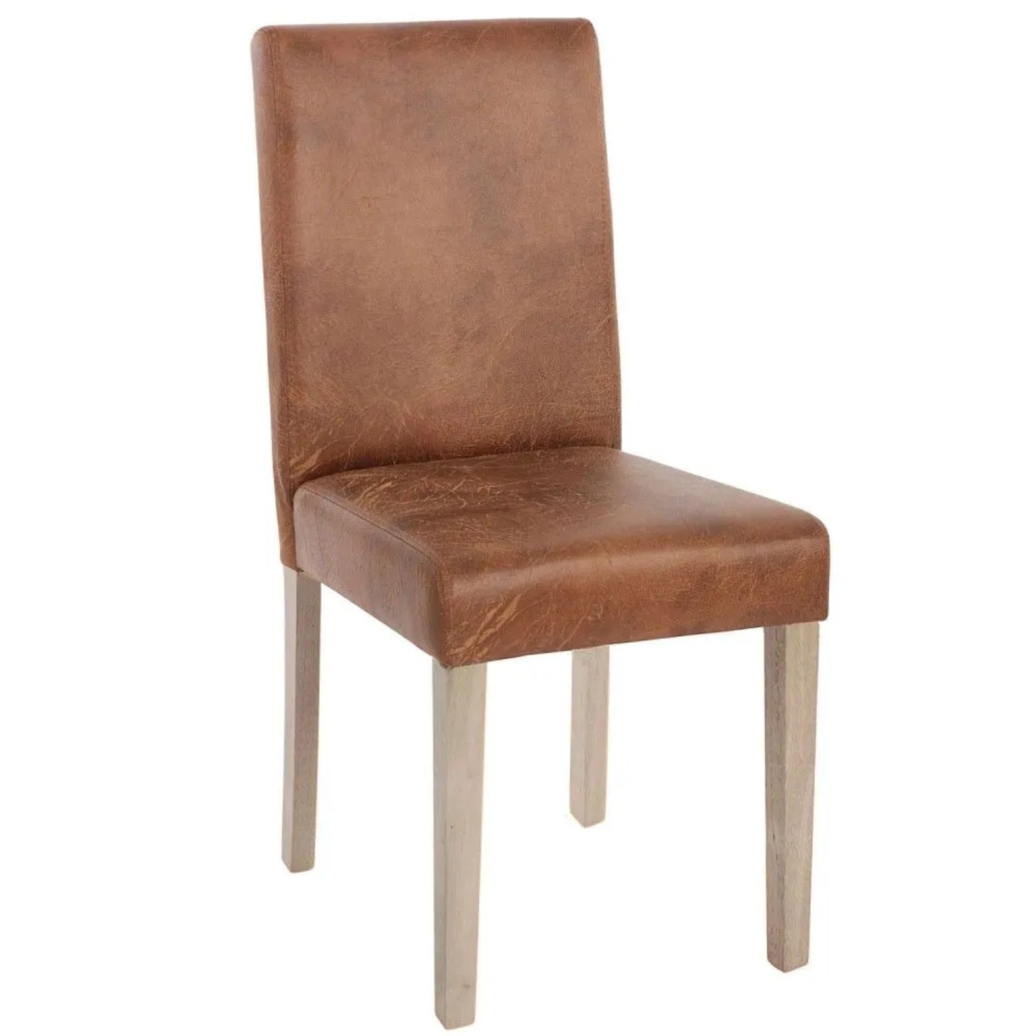 MCW Esszimmerstuhl Littau Textil 2er-Set Textil Wildlederimitat Beine Struktur - Eiche
