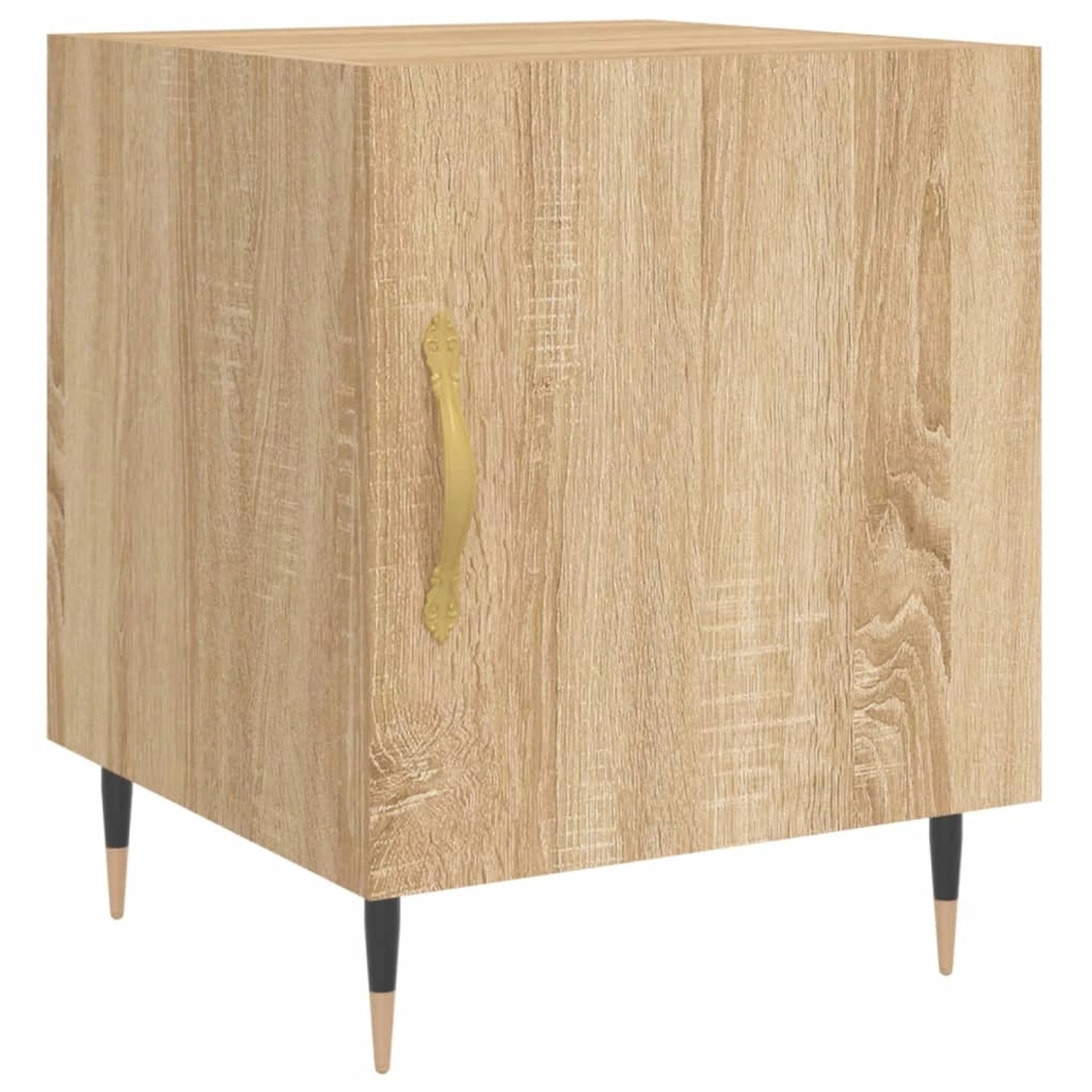 vidaXL Nachttisch Sonoma-Eiche 40x40x50 cm Holzwerkstoff Modell 7 günstig online kaufen