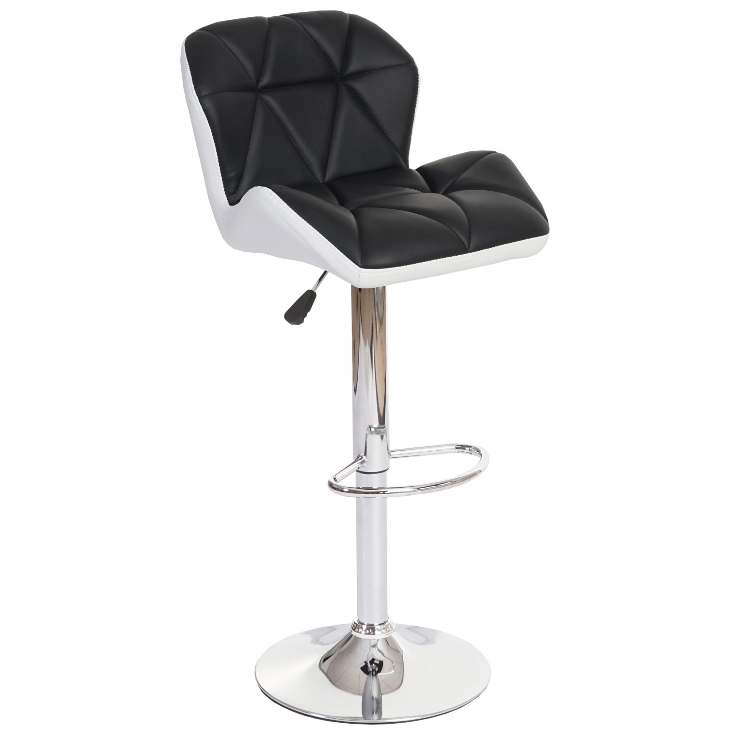 PROREGAL Barhocker Mit Lehne Sitzhöhe 62-83cm Höhenverstellbar Kunstleder S günstig online kaufen