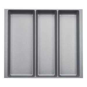 SOTECH ORGA-BOX-3 Multifunktionseinsatz Tiefe 473 mm Höhe 50,5 mm Silbergrau Schubladeneinsätze Breite 491 mm