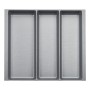 SOTECH ORGA-BOX-3 Multifunktionseinsatz Tiefe 473 mm Höhe 50,5 mm Silbergrau Schubladeneinsätze Breite 491 mm