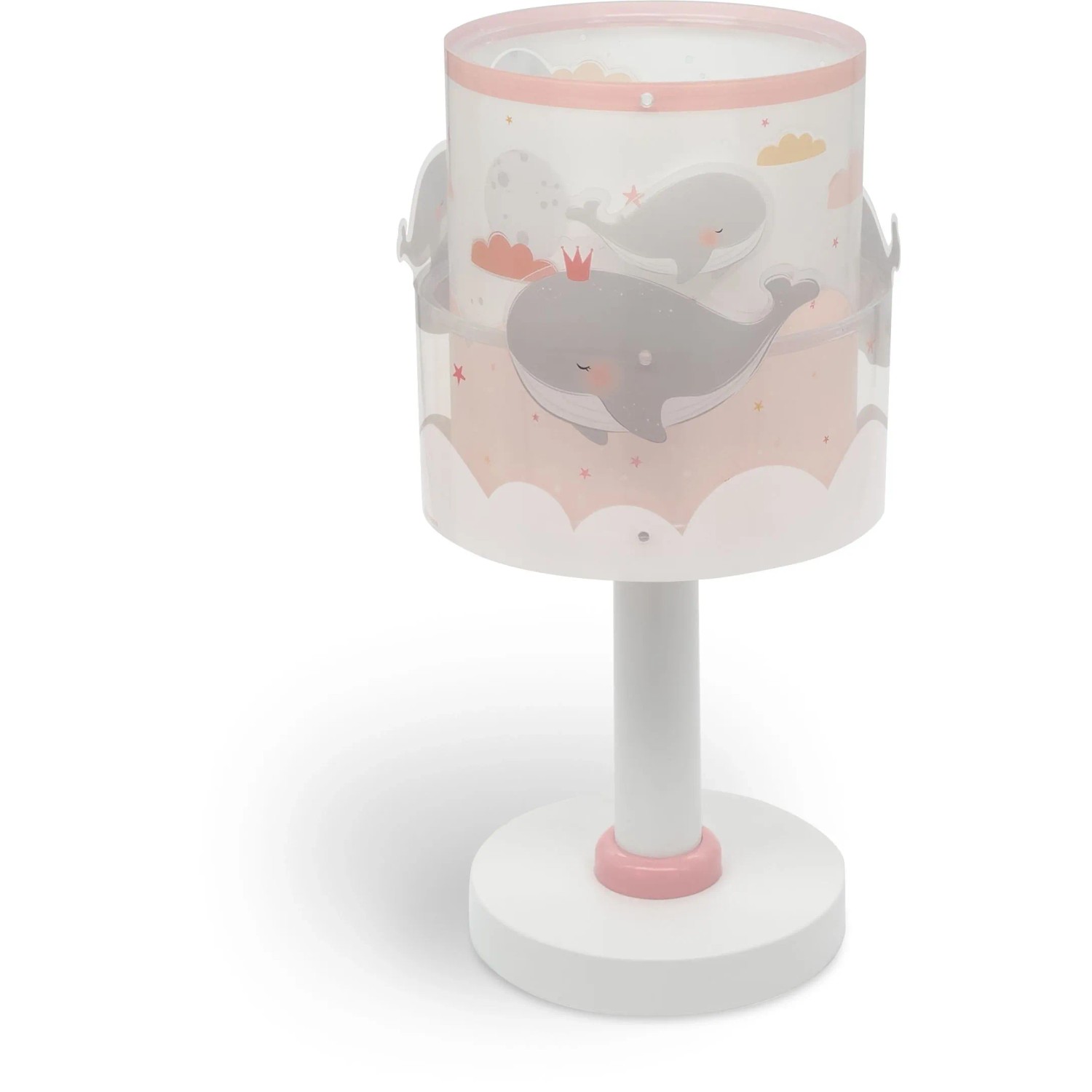 Dalber KinderTischlampe Wale Rosa