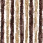 vidaXL Insektenschutz-Vorhang Beige und Hellbraun 90x220 cm Chenille 240571_6