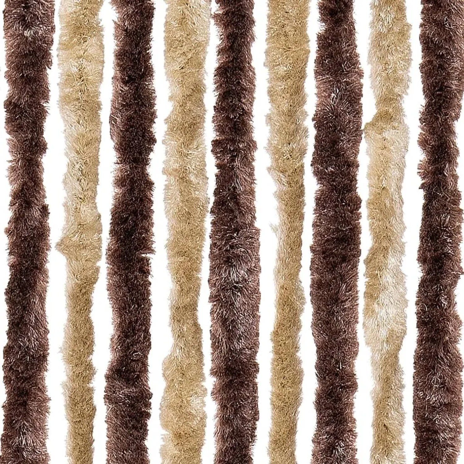 vidaXL Insektenschutz-Vorhang Beige und Hellbraun 90x220 cm Chenille 240571_6